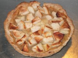 Picture of a homemade apple pie I made from the apples in the tree in my yard
